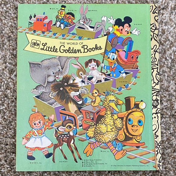 Disney The Rescuers Little Golden Book - Green and Purple Cover - Picture 2 of 2